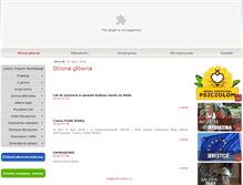 Tablet Screenshot of maciejowice.pl